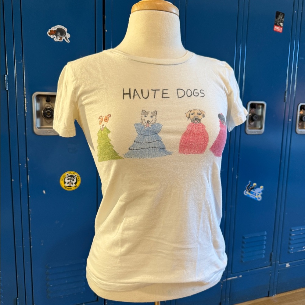 Unfortunate Portrait Cream Haute Dogs fashion Graphic Tee